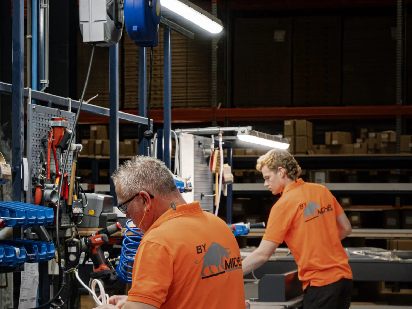 Team van By Michèl in professionele bedrijfskleding